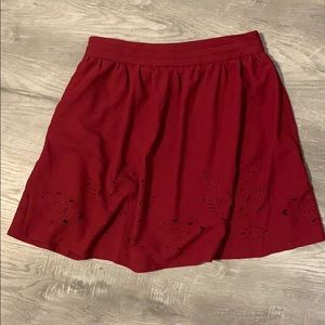 Red/ burgundy Skirt